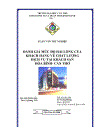 Đánh giá mức độ hài lòng của khách hàng về chất lượng dịch vụ tại khách sạn hòa bình cần thơ