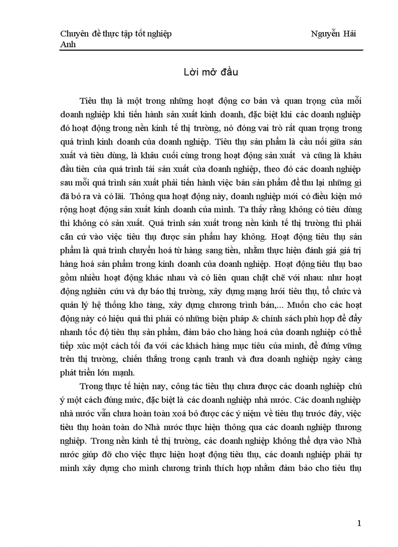 Giải pháp đẩy mạnh tiêu thụ sản phẩm của Công ty DAD