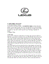 Lexus và thị trường mỹ