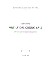 Bài giảng bài tập sau mỗi chương Vật lí đại cương A1 Hoc viện Công nghệ Bưu chính Viễn thông