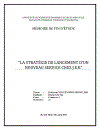 Chuyên đề tiếng Pháp La stratégie de lancement D un nouveau service chez J E R
