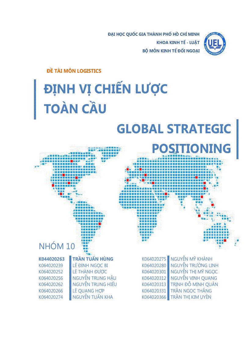 Định vị chiến lược toàn cầu global strategic positioning