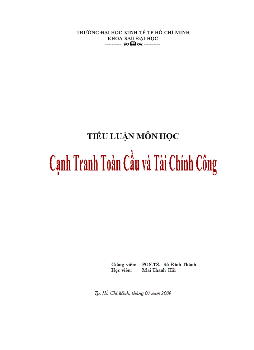 Tài chính công
