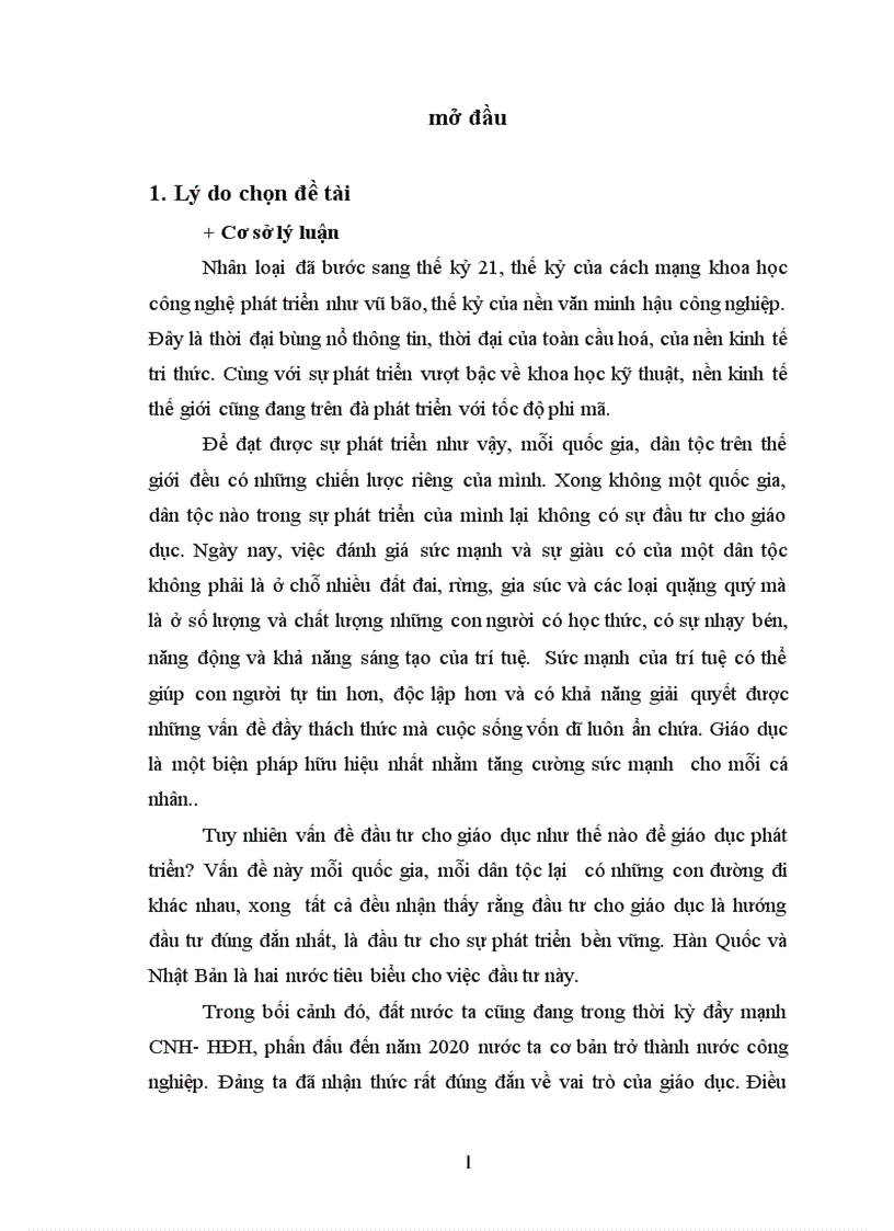 Một số biện pháp quản lý của hiệu trưởng nhằm nâng cao năng lực chuyên môn cho đội ngũ giáo viên trường tiểu học huyện Bình Xuyên tỉnh Vĩnh Phúc