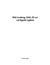 Môi trường Giới Di cư và Người nghèo