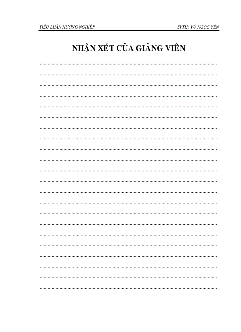 Tiểu luận hướng nghiệp công ty cổ phần chứng khoán rồng việt vdsc