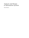 Analysis and Design of Information Systems