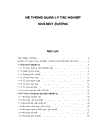 Dự án tổng thể ứng dụng CNTT HỆ THỐNG QUẢN LÝ TÁC NGHIỆP NHÀ MÁY ĐƯỜNG