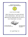 Phân tích công tác hạch toán kế toán thành phẩm tiêu thụ và xác định kết quả kinh doanh tại công ty xuất nhập khẩu an giang