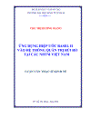 Ứng dụng hiệp ước base II vào hệ thống quản trị rủi ro tại các ngân hàng thương mại việt nam