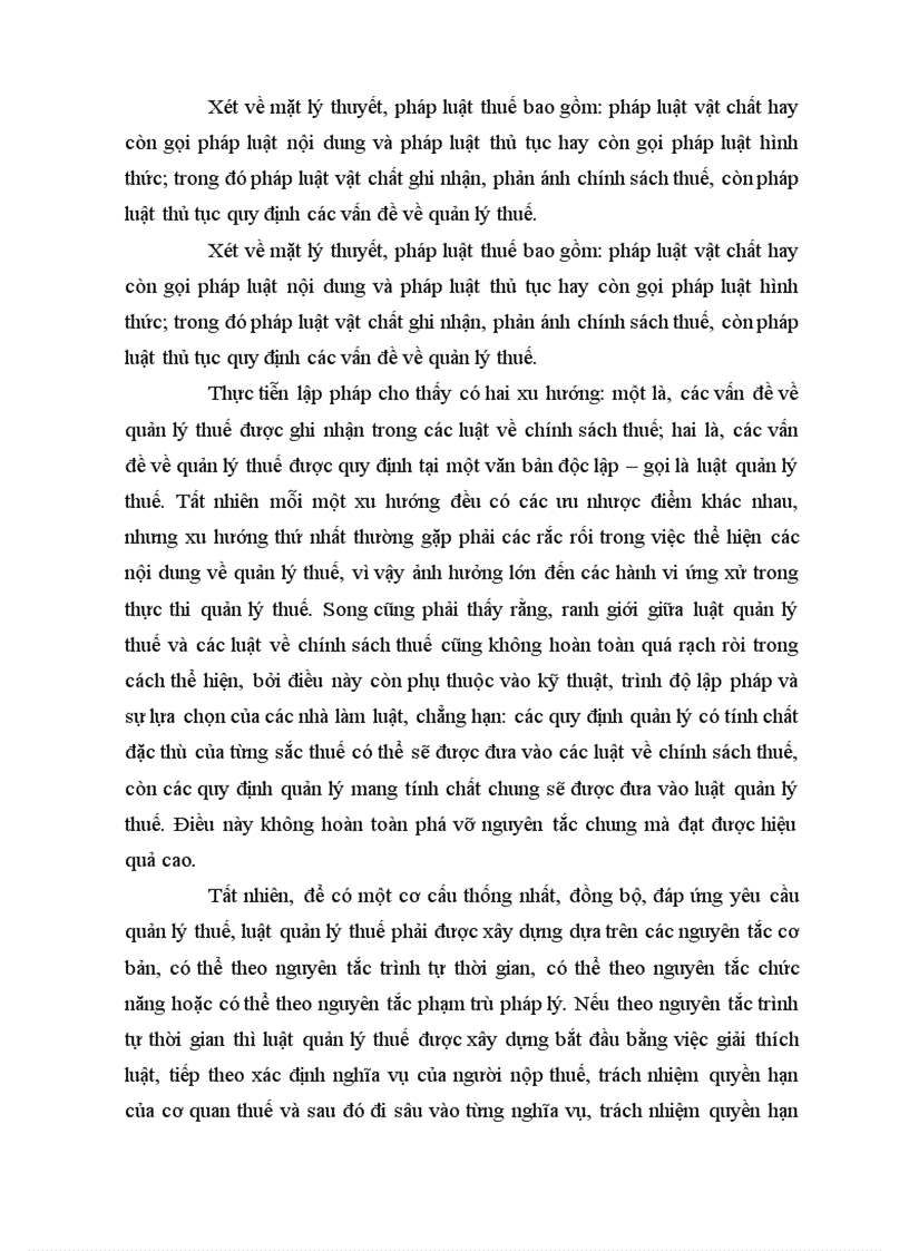Luật quản lý thuế hiện hành bình luận