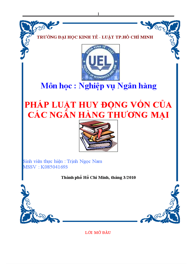 Pháp luật huy động vốn của các ngân hàng thương mại