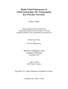 Radio Link Performance of 3G Technologies for Wireless Networks