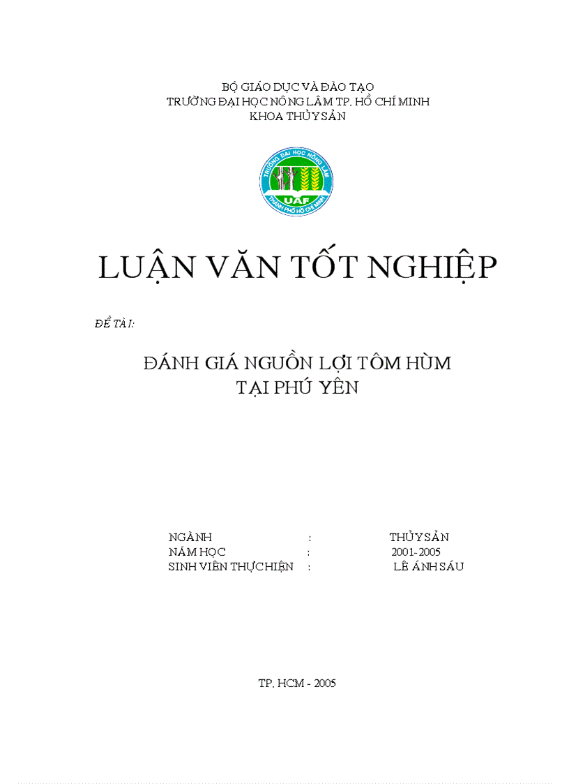 Đánh giá nguồn lợi tôm hùm tại Phú Yên