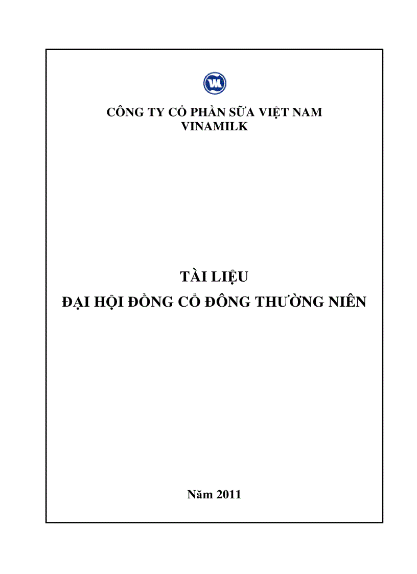 Báo cáo hoạt động của công ty sữa vinamilk