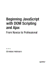 Apress Beginning JavaScript with DOM Scripting and Ajax 2006