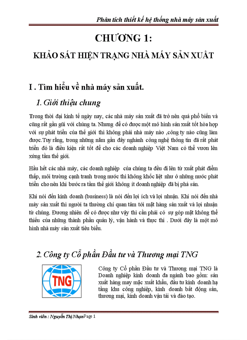 Báo cáo bài tập lớn môn Phân tích thiết kế hệ thống quản lý hệ thống nhà máy sản xuất