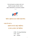 Kiểm toán môi trường Kiểm toán hệ thống làm lạnh cấp đông