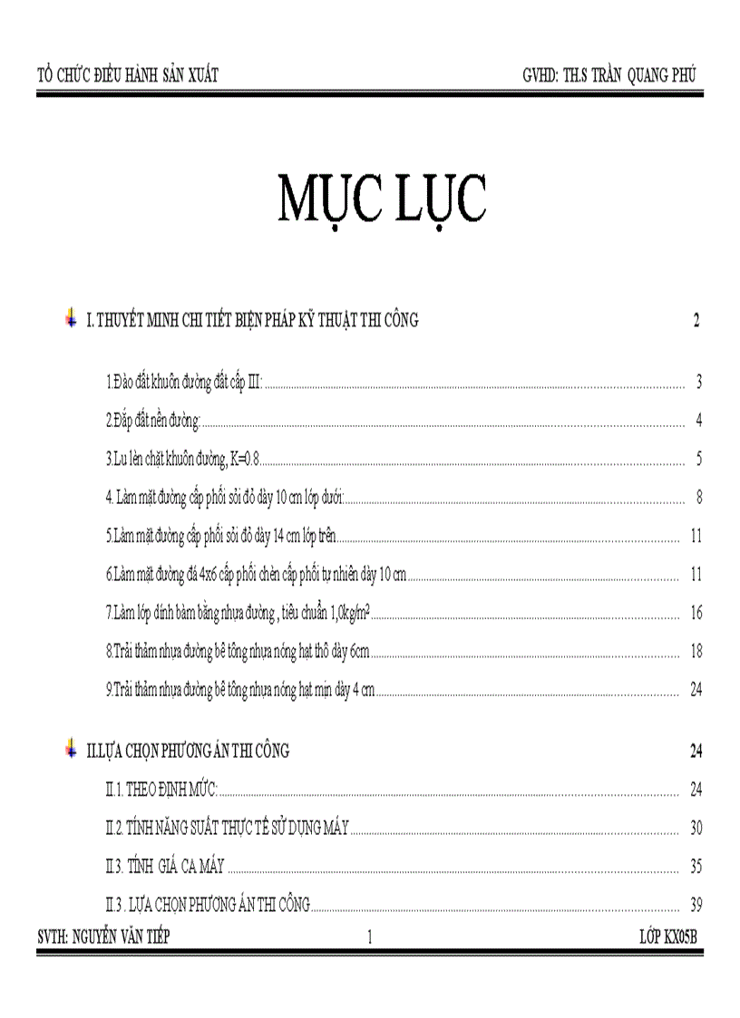 Đồ án tổ chức điều hành sản xuất