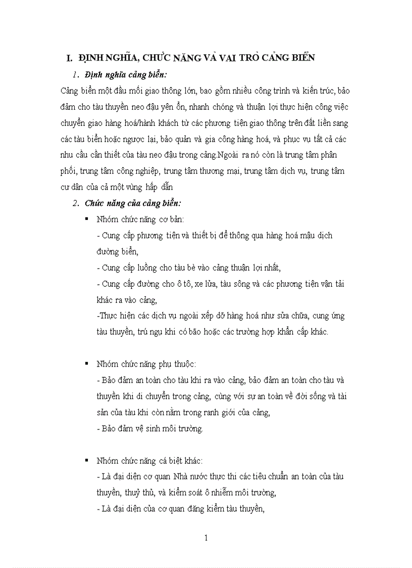 Phát triển cảng biển việt nam