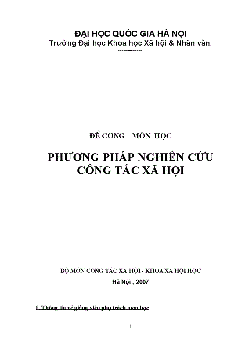 Phương pháp CTXH