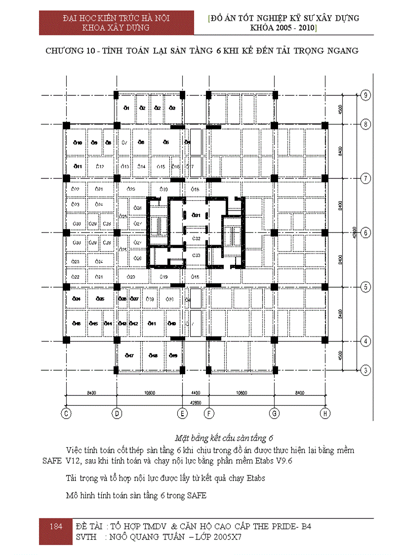 Tính toán lõi thang máy