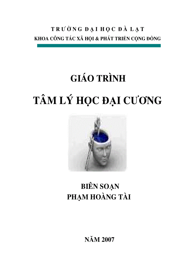 Giáo trình Tâm Lí học đại cương