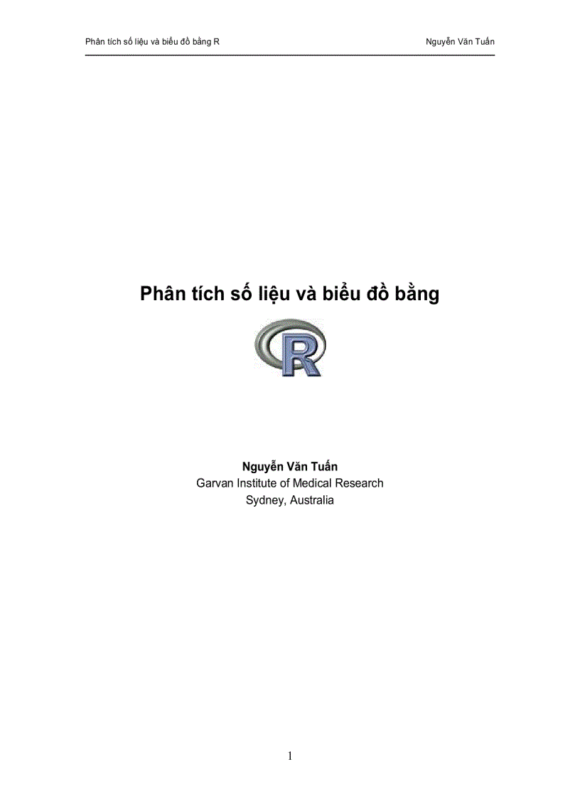 Phân tích số liệu và biểu đồ bằng R