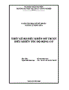 Luận văn thạc sỹ kỹ thuật ngành tự động hóa thiết kế bộ điều khiển mờ trượt điều khiển tốc độ động cơ