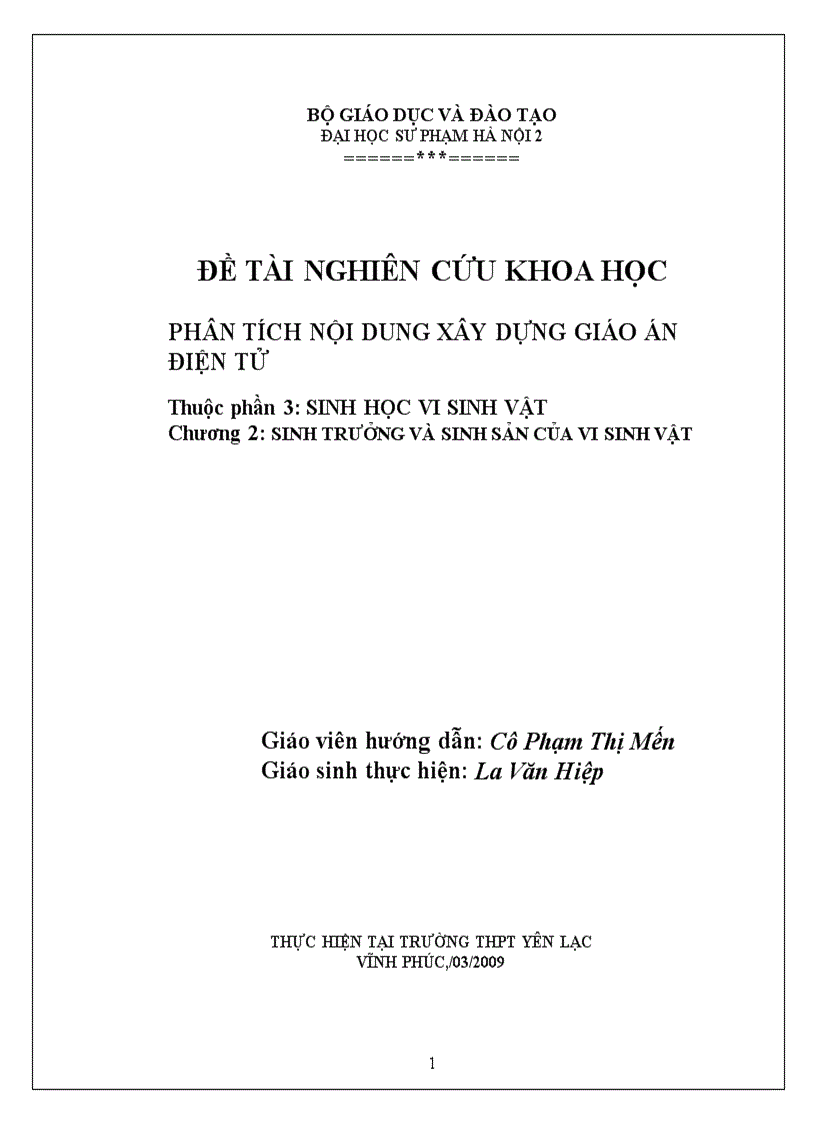 Phân tích nội dung xây dựng giáo án điện tử