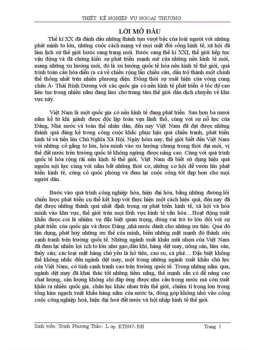 Xuất khẩu áo sơ mi nam công ty cổ phần may Việt Tiến