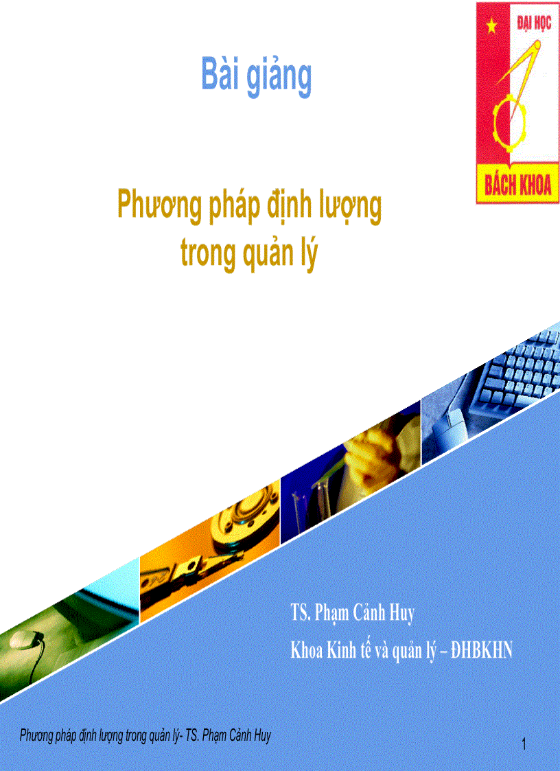 Bài giang mon kinh te định lượng