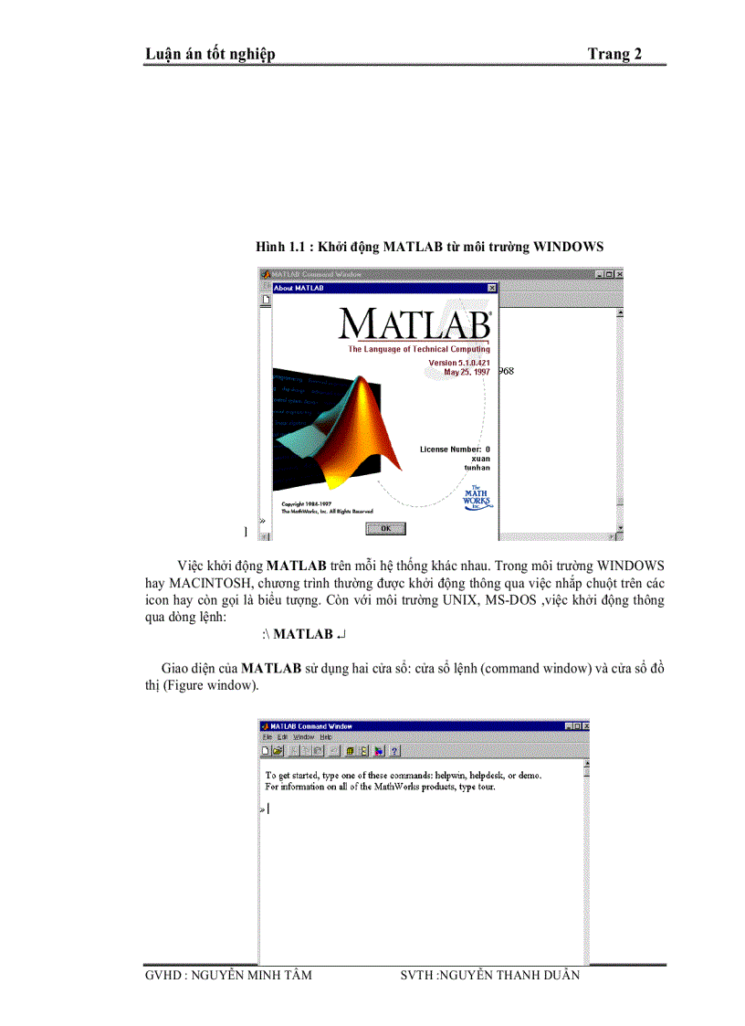 Luận án tốt nghiệp lập trình MATLAB