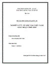 Nghiên cứu về fdi vào việt nam giai đoạn 2000 2010