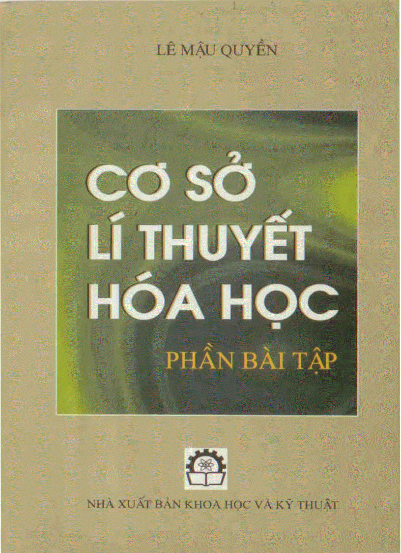 Cơ sở lý thuyết hóa học phần bài tập