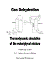 GAS DEHYDRATION MÔ PHỎNG bằng Hysys VÀ TÍNH TOÁN THÁP HẤP THỤ LOẠI NƯỚC BẰNG TEG