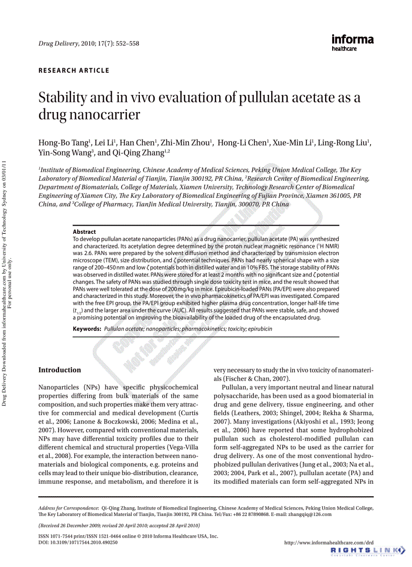 Polysaccharides and applications