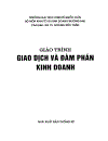 Giáo trình giao dịch và đàm phán kinh doanh