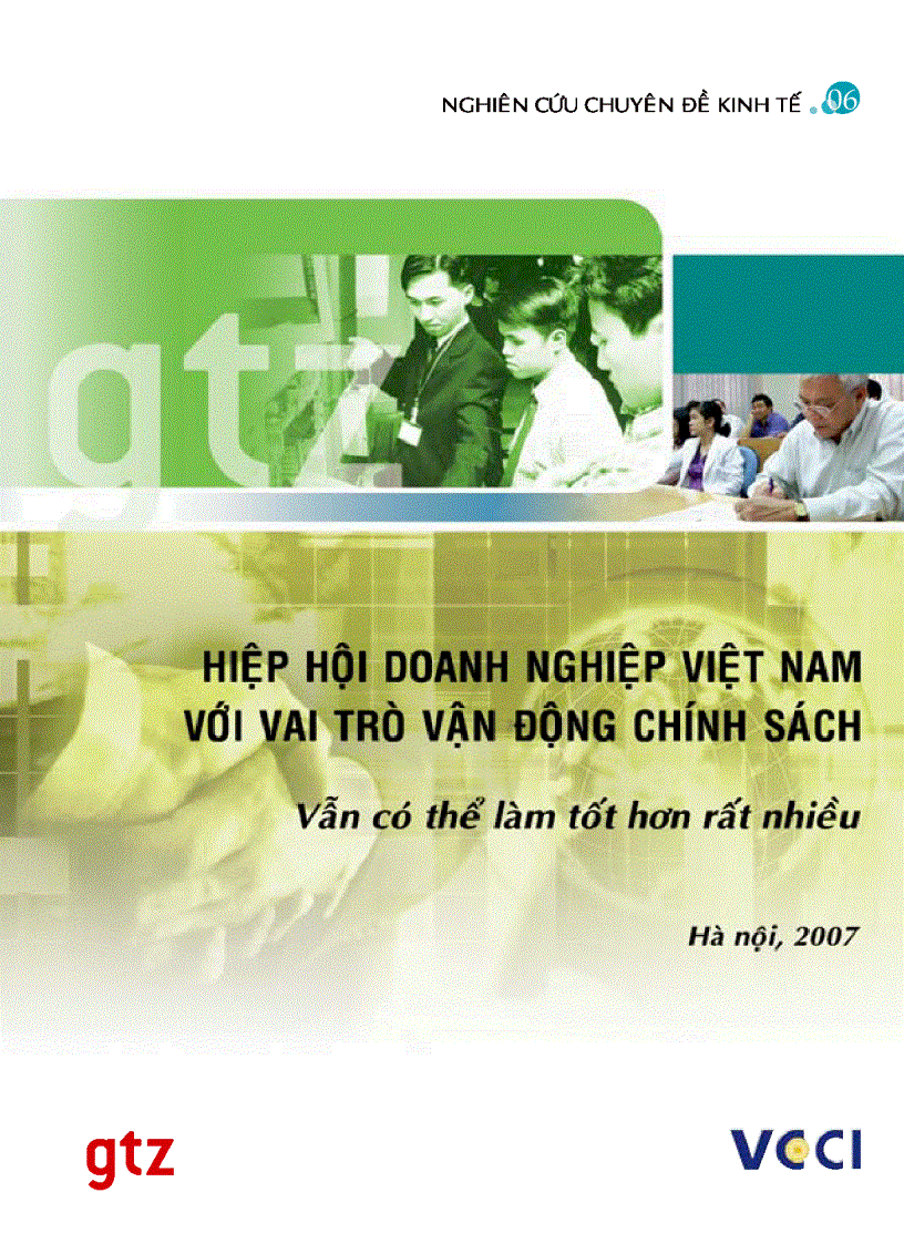 Hiệp hội doanh nghiệp việt nam với vai trò vận động chính sách
