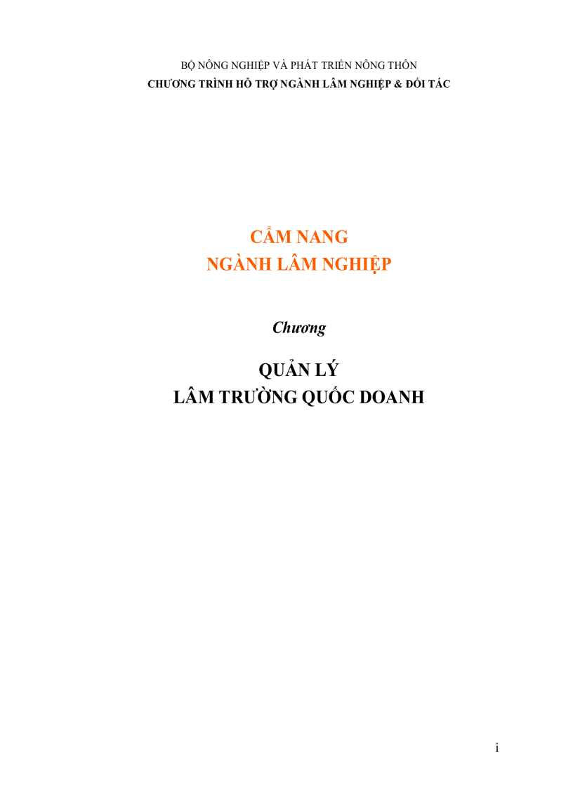 Quản lý lâm trường quốc doanh