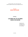 Lao động học và lao động ngành lâm nghiệp