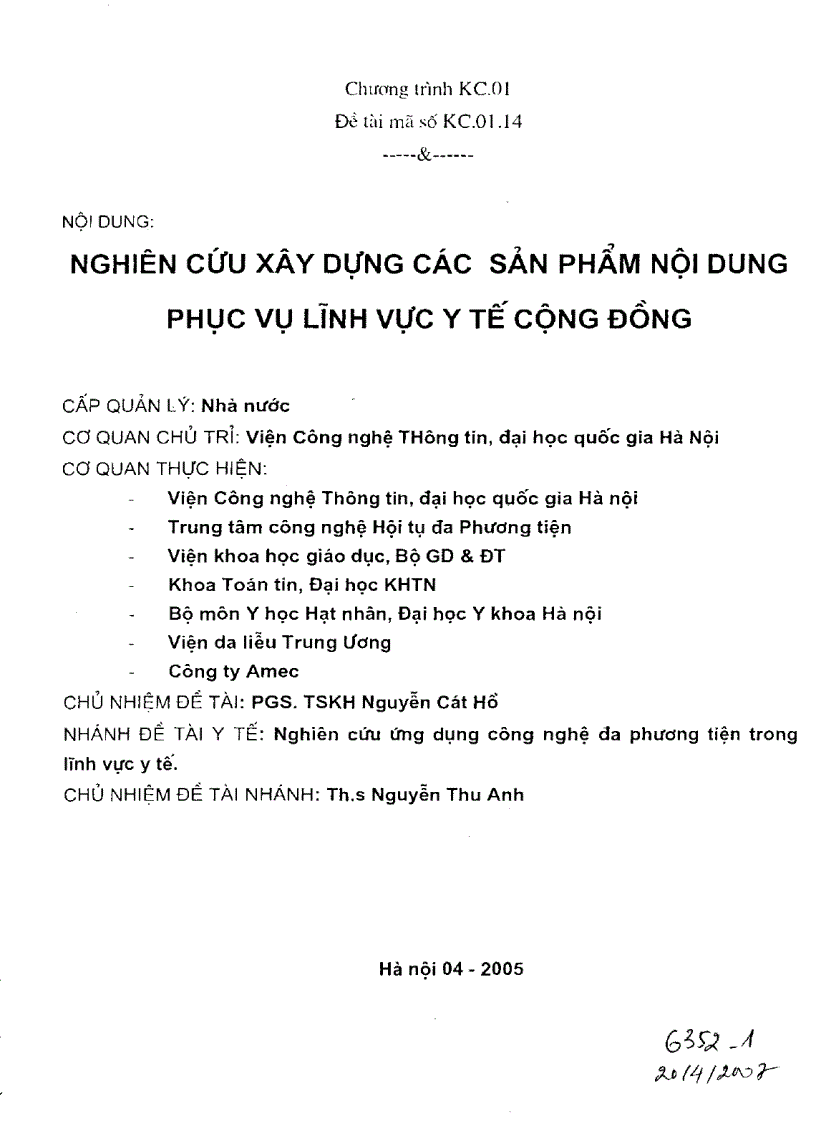 Giải pháp hỗ trợ chuẩn đoán y tế cộng đồng