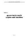 Quan trắc chất lượng môi trường