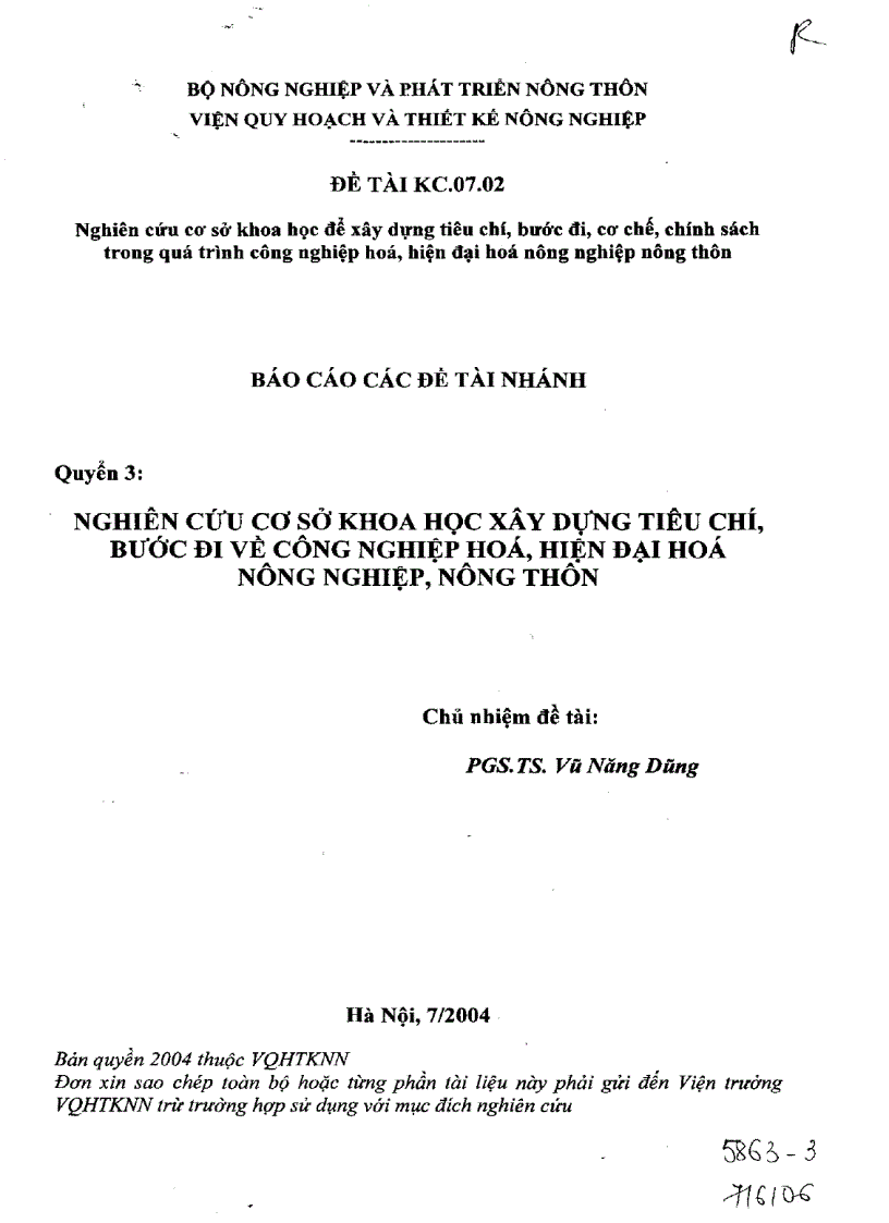 Kinh nghiệm và con đường công nghiệp hóa nông nghiệp và nông thôn ở một số nước và ở nước ta