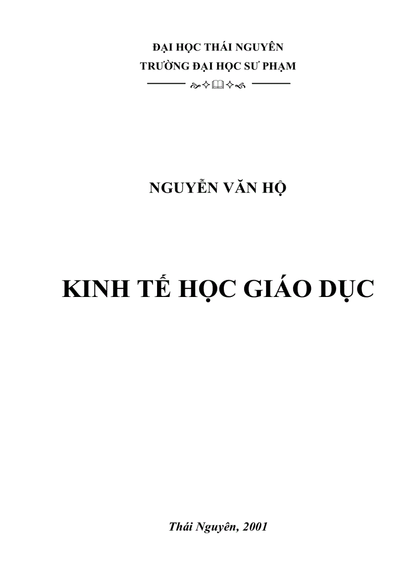 Kinh te hoc giao duc