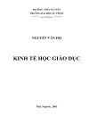 Kinh te hoc giao duc