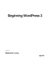 Beginning wordpress