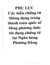 Phát triển và nâng cao hiệu quả họat động thanh tóan quốc tế bằng phương thức tín dụng chứng từ tại Ngân Hàng thương mại cổ phần Phương Đông