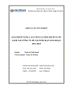 Giải pháp nâng cao chất lượng dịch vụ tại công ty du lịch Hà Đạt giai đoạn 2011 2015