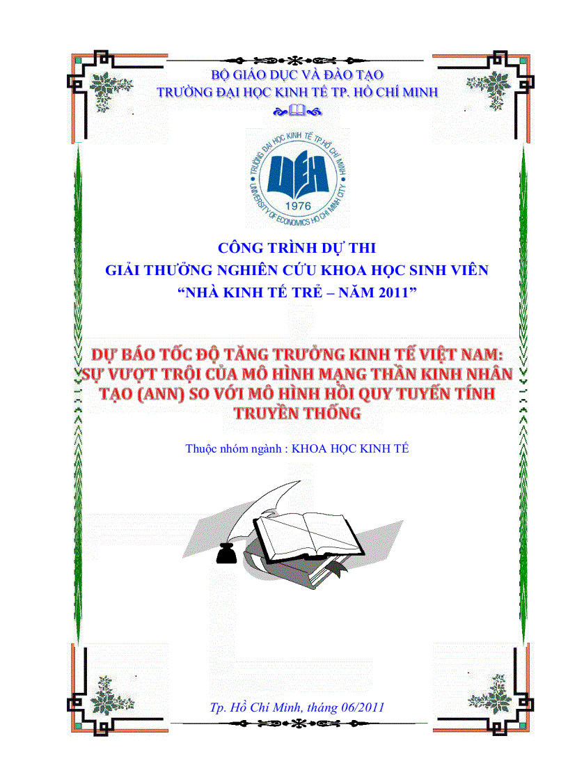 Dự báo tốc độ tăng trưởng kinh tế Việt Nam Sự vượt trội của mô hình Mạng thần kinh nhân tạo ANN so với mô hình Hồi quy tuyến tính truyền thống